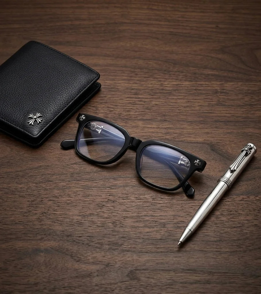 Chrome hearts glases transparenti silver