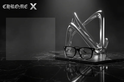 Chrome hearts glases transparenti silver